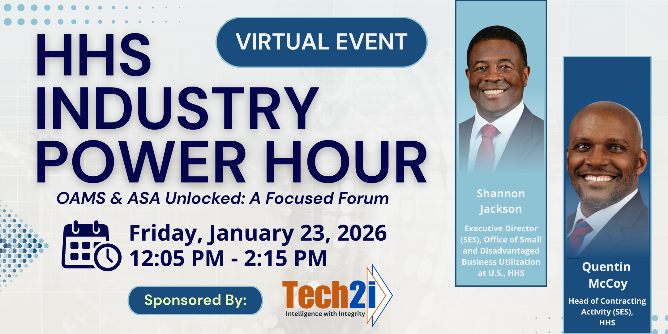 HHS & CMS Online Happy Hour (Cover Image with bees/honeycomb for National Honey Month)